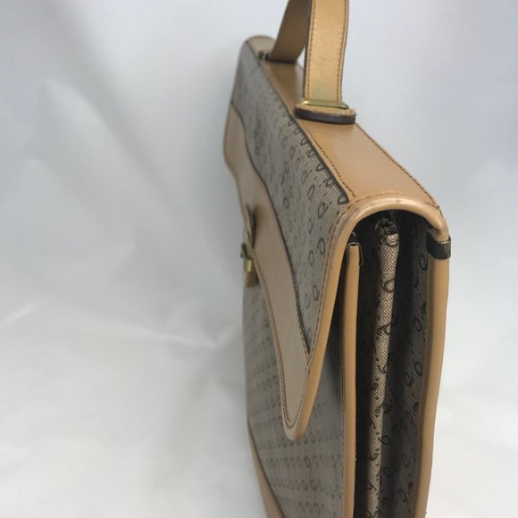 Flavi Vismano Firenze Tan Vintage Briefcase Italy - Picture 3 of 6